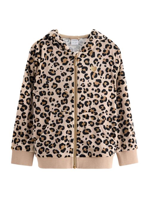 Lindex Sweatjakke  beige / umbra / sort