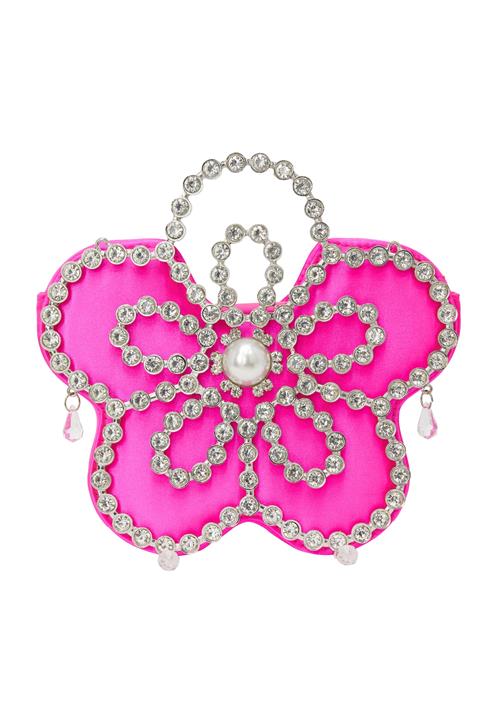 KRZY Håndtaske  sølvgrå / pink