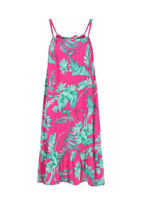 ebeeza Sommerkjole  grøn / pink