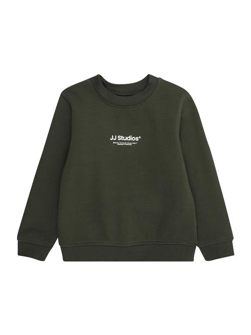 Jack & Jones Junior Sweatshirt 'JJESOHO'  gran / hvid