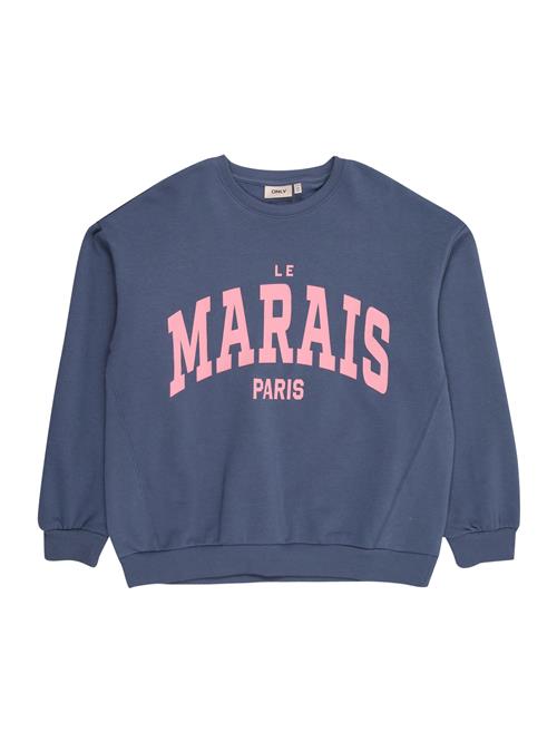 ONLY GIRLS Sweatshirt  navy / lyserød