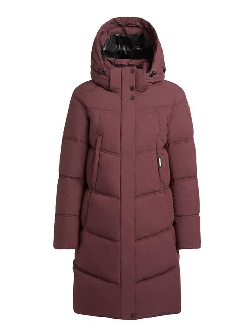 khujo Vinterfrakke 'GRAYA'  mørkerød