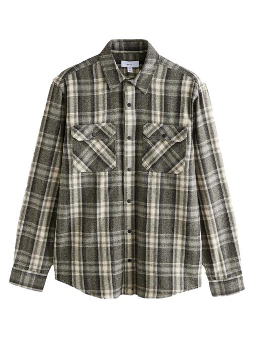 Next Skjorte  beige / grøn / oliven