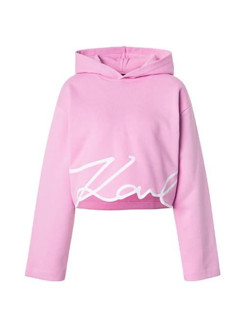 Karl Lagerfeld Sweatshirt  lys pink / hvid