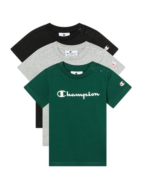 Champion Authentic Athletic Apparel Shirts  grå / mørkegrøn / sort / hvid