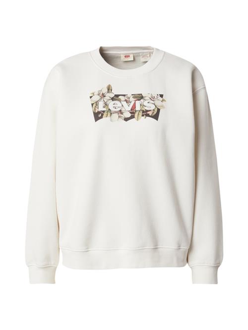 LEVI'S ® Sweatshirt 'Annessa'  creme / grøn / sort