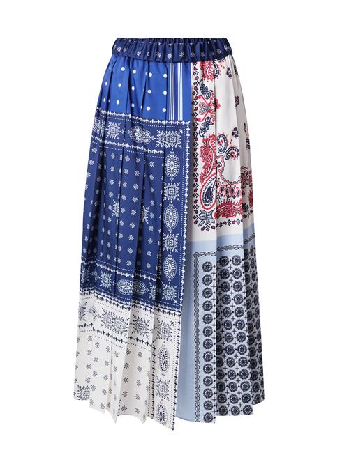 Weekend Max Mara Nederdel 'LUNA'  pastelblå / mørkeblå / rubinrød / offwhite