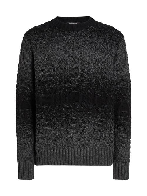 Karl Lagerfeld Pullover  mørkegrå / sort