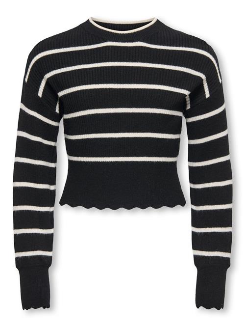 ONLY GIRLS Pullover  sort / hvid