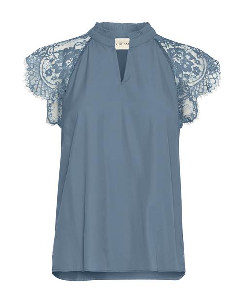 Cream Bluse 'Nola '  dueblå