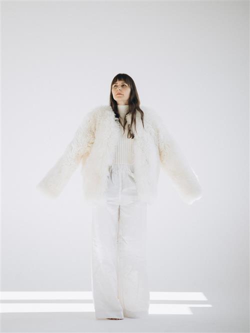 ZUBEK Overgangsjakke  naturhvid