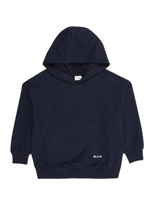 s.Oliver Sweatshirt  navy / hvid