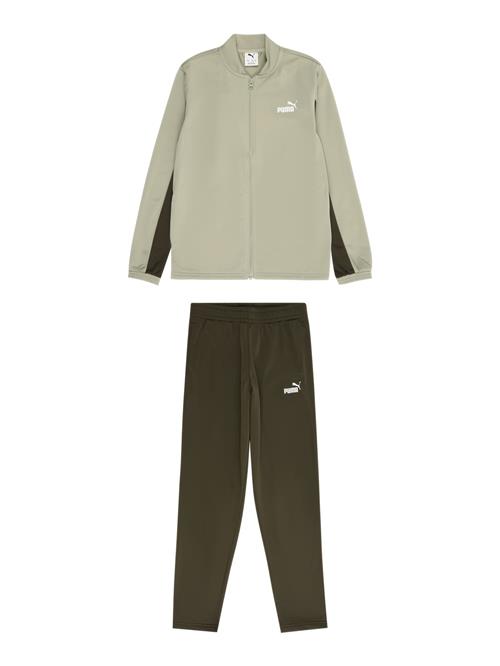 PUMA Træningsdragt  ecru / kiwi / mørkegrøn