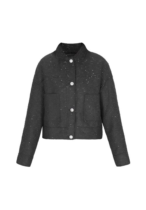 faina Overgangsjakke  sort / sølv