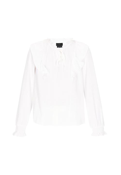 DreiMaster Klassik Bluse  hvid