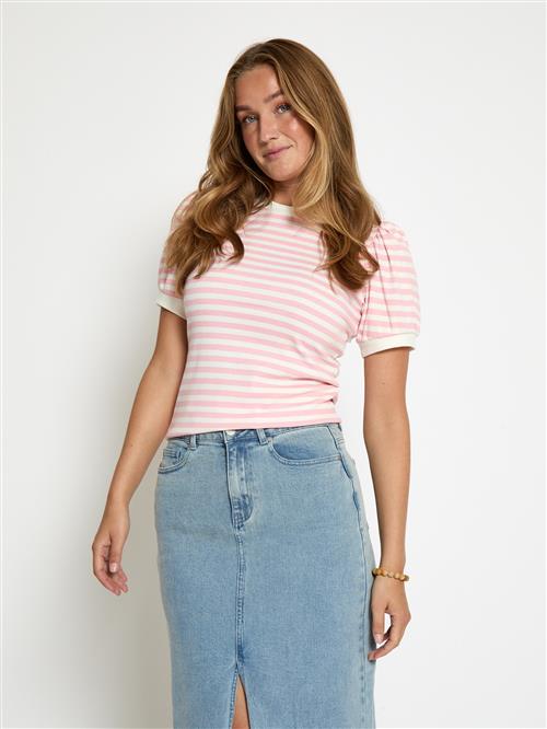 minus Shirts 'Johanna'  lys pink / hvid