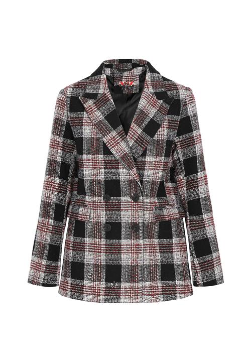 myMo ROCKS Blazer  lysegrå / rød / sort