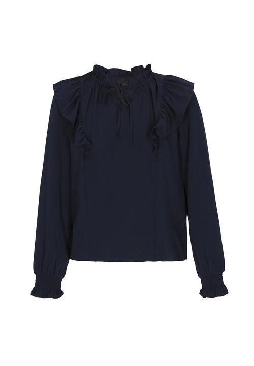 DreiMaster Klassik Bluse  mørkeblå