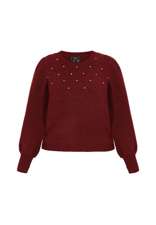 faina Pullover  mørkerød