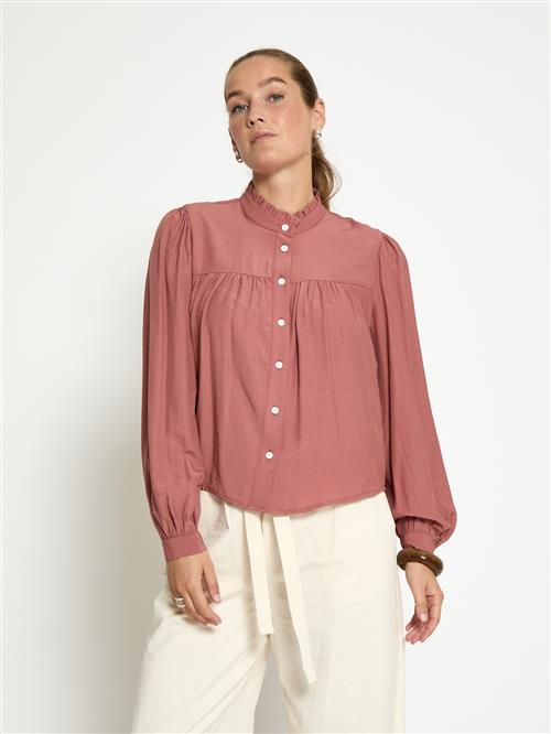 DESIRES Bluse 'Jenny'  kastaniebrun