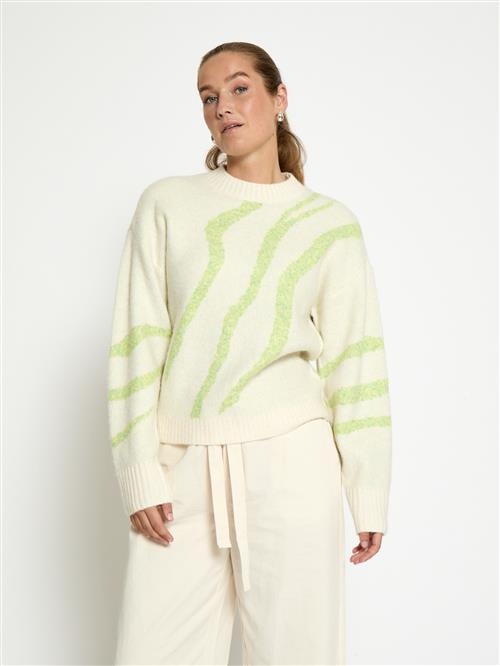 DESIRES Pullover 'Johanne'  pastelgul / lysegrøn