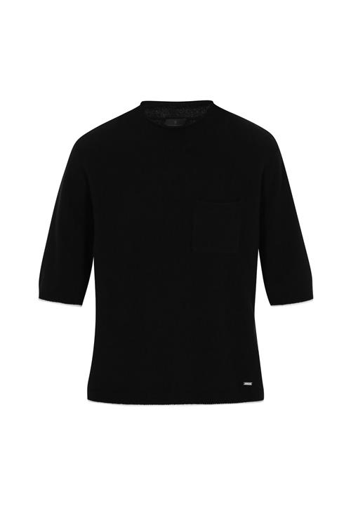 DreiMaster Klassik Pullover  sort / hvid