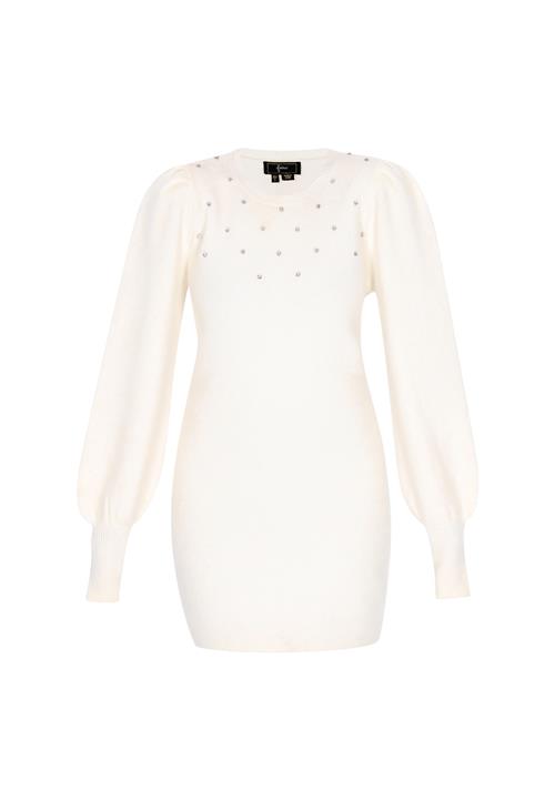 faina Strikkjole  transparent / offwhite