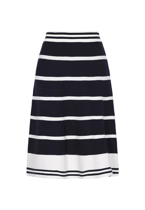 DreiMaster Maritim Nederdel  marin / hvid