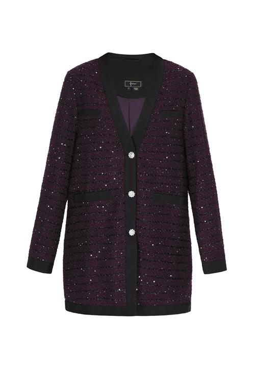 faina Blazer  aubergine