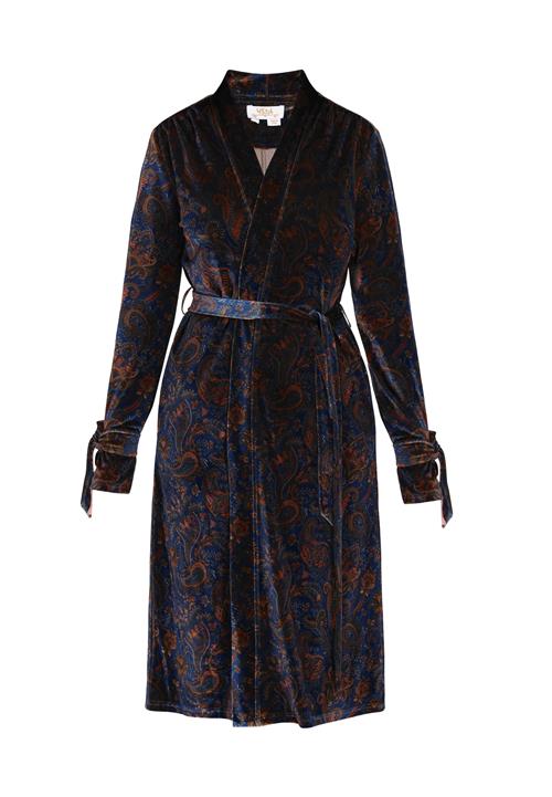 usha FESTIVAL Kimono  navy / mørkerød