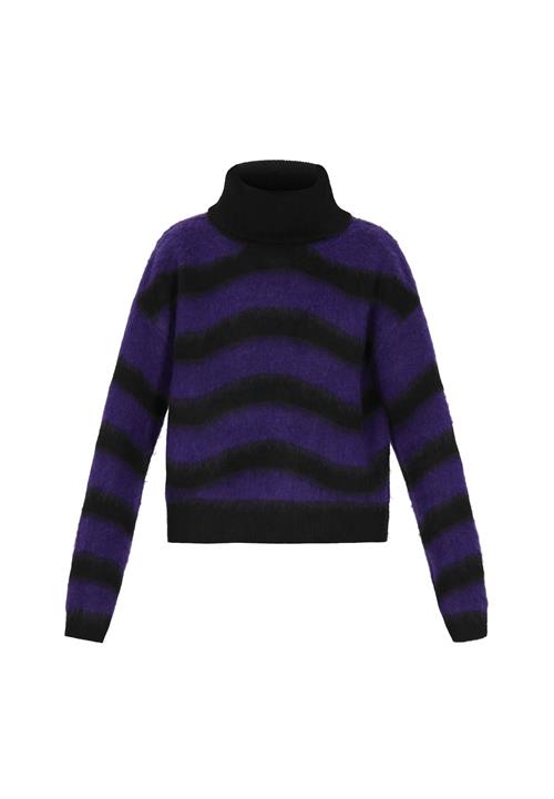 myMo ROCKS Pullover  lilla / sort