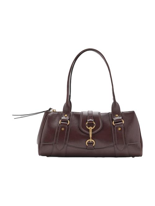 MANGO Skuldertaske 'AMAZONA'  choko