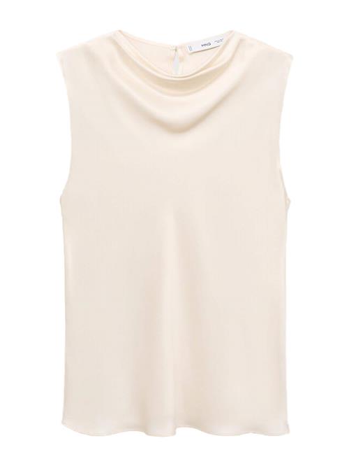 MANGO Bluse 'MART'  lysebeige