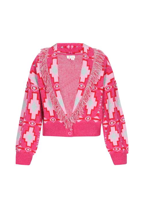 IZIA Cardigan  lyseblå / pink / lys pink / rød