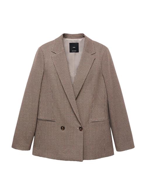 MANGO Blazer 'CHARLOTT'  brun / bordeaux / sort