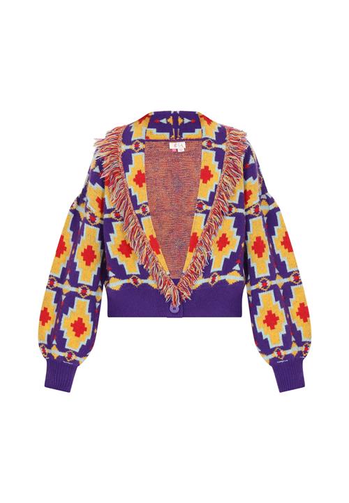 IZIA Cardigan  lilla / blodrød