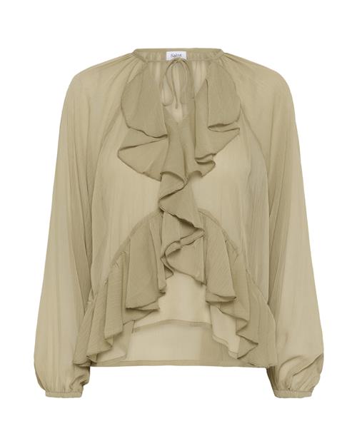 SAINT TROPEZ Bluse 'Jacelyn'  mørkebeige