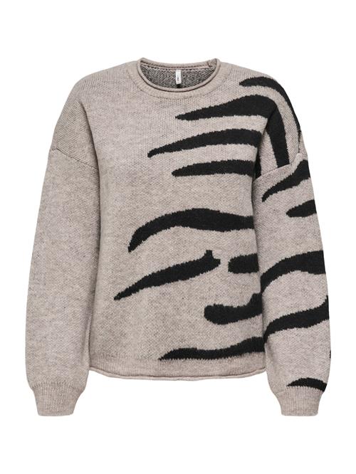 ONLY Pullover 'ONLJADE'  taupe / sort