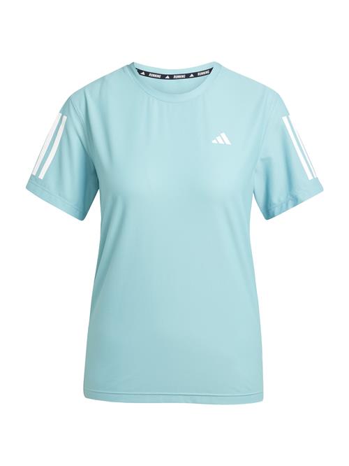 ADIDAS PERFORMANCE Funktionsbluse 'Own The Run'  turkis / hvid