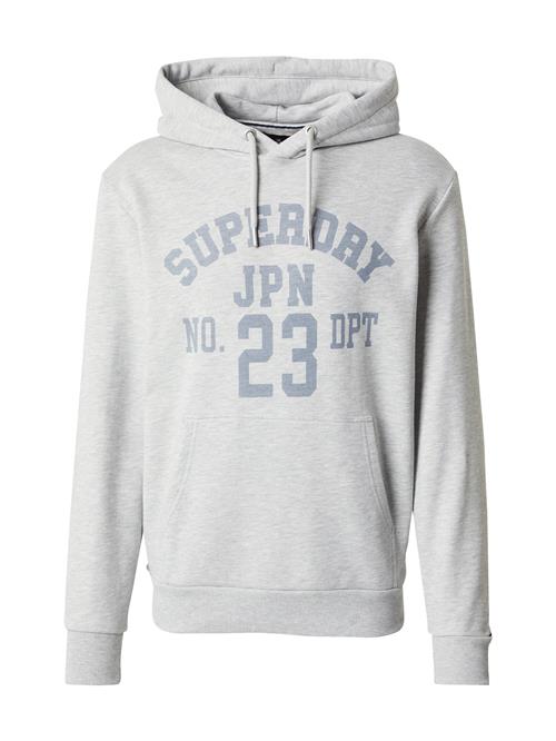 Superdry & Co Sweatshirt 'Athletic Essentials'  safir / lysegrå