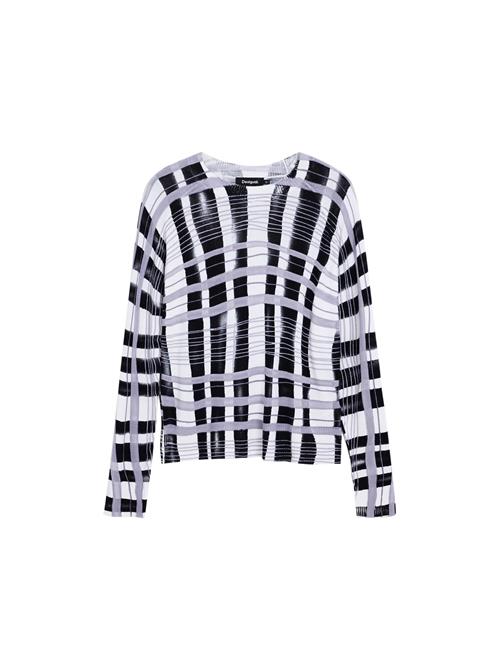 Desigual Pullover 'Mikado'  lilla / sort / hvid