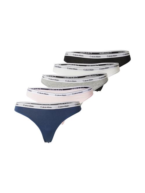 Calvin Klein Underwear String  marin / grå / pastelpink / sort / hvid