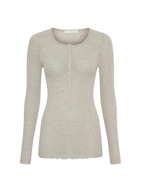 Seamless Basic Shirts 'Granddad'  beige-meleret