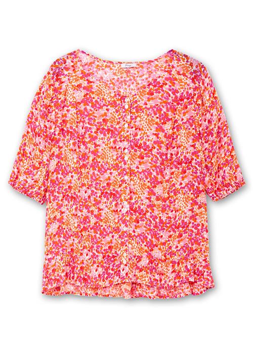 SHEEGO Bluse  lysebeige / orange / pink / rosé