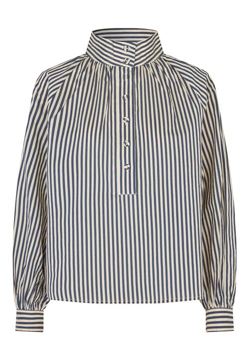 Dea Kudibal Bluse 'Nicoladea'  beige / mørkeblå