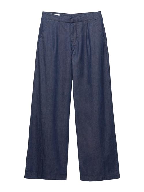 Pull&Bear Jeans med lægfolder  mørkeblå