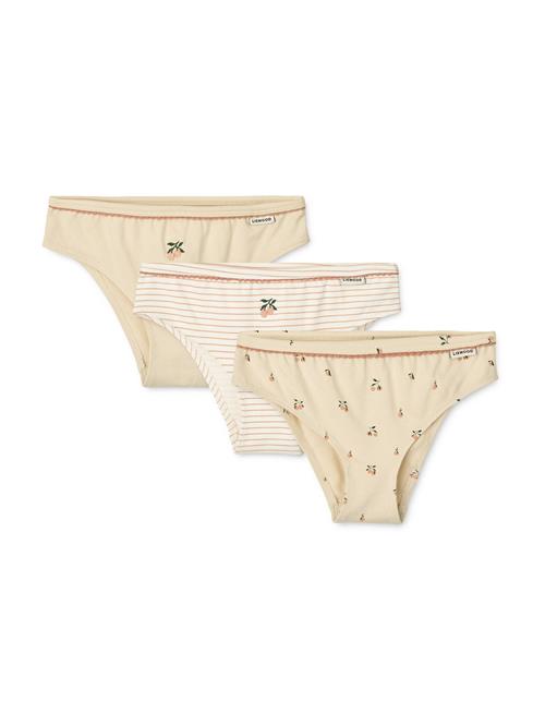 Liewood Underbukser 'Aylin'  mørkegrøn / fersken / lyseorange