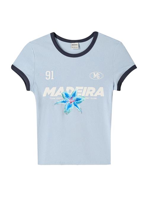 Bershka Shirts  marin / lyseblå / pink / hvid