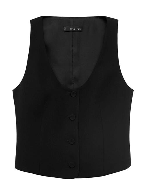 MANGO Jakkesætsvest 'Iguana'  sort