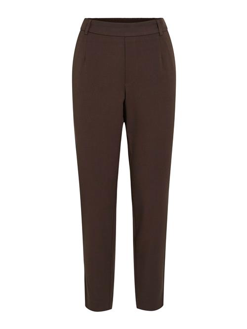 VILA Lærredsbukser 'VIVARONE'  mørkebrun